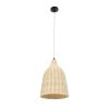 GLOBOSTAR® BAHAMAS 01202 Boho Κρεμαστό Φωτιστικό Οροφής με Ντουί 1 x E27 AC 220-240V IP20 - Μπεζ - Μ30 x Π30 x Υ40cm
