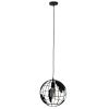 GLOBOSTAR® EARTH 01205 Vintage Κρεμαστό Φωτιστικό Οροφής με Ντουί 1 x E27 AC 220-240V IP20 - Μαύρο - Μ30 x Π30 x Υ30cm
