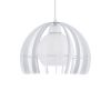 GLOBOSTAR® INGLEY 01225 Μοντέρνο Κρεμαστό Φωτιστικό Οροφής με Ντουί 1 x E27 AC 220-240V IP20 - Λευκό - Μ26 x Π26 x Υ21cm