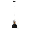 GLOBOSTAR® DEVOTA 01235 Vintage Κρεμαστό Φωτιστικό Οροφής με Ντουί 1 x E27 AC 220-240V IP20 - Μαύρο & Χρυσό - Μ22 x Π22 x Υ30cm