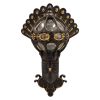 GLOBOSTAR® CORNELIA 01250 Vintage Φωτιστικό Τοίχου - Απλίκα με Ντουί 1 x E27 AC 220-240V IP20 - Καφέ & Χρυσό - Μ20 x Π32 x Υ55cm