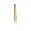 GLOBOSTAR® CALISTA 01252 Μοντέρνο Κρεμαστό Φωτιστικό Οροφής με Ντουί 1 x G4 AC 220-240V IP20 - Μπεζ - Μ4 x Π3 x Υ33cm