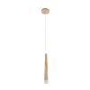 GLOBOSTAR® CALISTA 01252 Μοντέρνο Κρεμαστό Φωτιστικό Οροφής με Ντουί 1 x G4 AC 220-240V IP20 - Μπεζ - Μ4 x Π3 x Υ33cm
