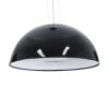 GLOBOSTAR® SERENIA 01270 Μοντέρνο Κρεμαστό Φωτιστικό Οροφής με Ντουί 1 x E27 AC 220-240V IP20 - Μαύρο & Λευκό - Μ60 x Π60 x Υ30cm