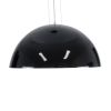 GLOBOSTAR® SERENIA 01270 Μοντέρνο Κρεμαστό Φωτιστικό Οροφής με Ντουί 1 x E27 AC 220-240V IP20 - Μαύρο & Λευκό - Μ60 x Π60 x Υ30cm