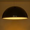GLOBOSTAR® SERENIA 01272 Μοντέρνο Κρεμαστό Φωτιστικό Οροφής με Ντουί 1 x E27 AC 220-240V IP20 - Μαύρο & Λευκό - Μ90 x Π90 x Υ40cm