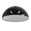 GLOBOSTAR® SERENIA 01272 Μοντέρνο Κρεμαστό Φωτιστικό Οροφής με Ντουί 1 x E27 AC 220-240V IP20 - Μαύρο & Λευκό - Μ90 x Π90 x Υ40cm