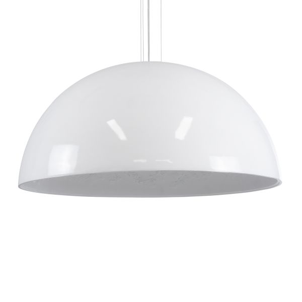 GLOBOSTAR® SERENIA 01273 Μοντέρνο Κρεμαστό Φωτιστικό Οροφής με Ντουί 1 x E27 AC 220-240V IP20 - Λευκό - Μ90 x Π90 x Y40cm