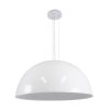 GLOBOSTAR® SERENIA 01273 Μοντέρνο Κρεμαστό Φωτιστικό Οροφής με Ντουί 1 x E27 AC 220-240V IP20 - Λευκό - Μ90 x Π90 x Y40cm