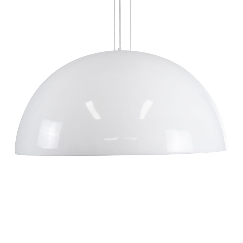 GLOBOSTAR® SERENIA 01273 Μοντέρνο Κρεμαστό Φωτιστικό Οροφής με Ντουί 1 x E27 AC 220-240V IP20 - Λευκό - Μ90 x Π90 x Y40cm