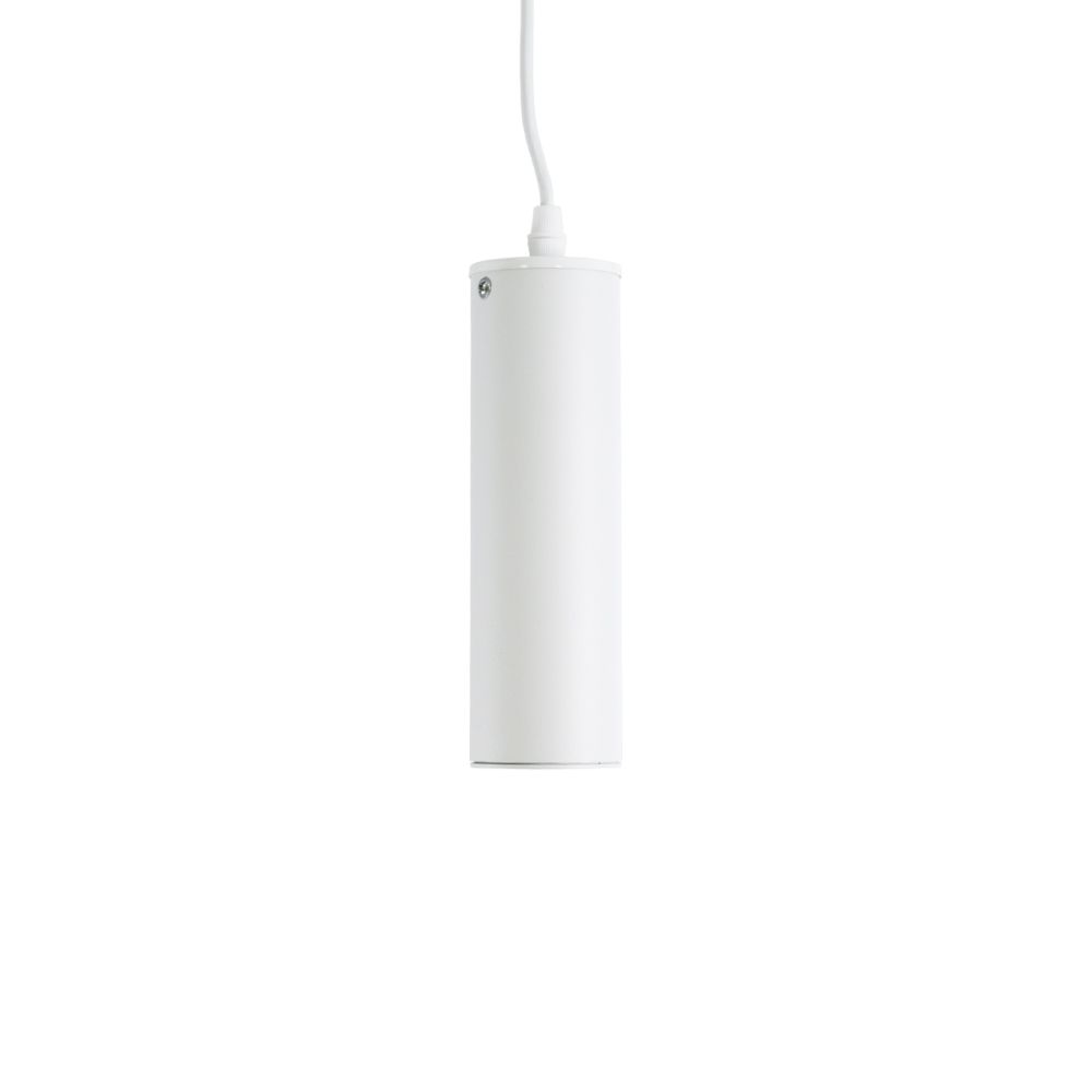 GLOBOSTAR® CANNON 01274 Μοντέρνο Κρεμαστό Φωτιστικό Οροφής με Ντουί 1 x GU10 AC 220-240V IP20 - Λευκό - Μ6 x Π6 x Y20cm