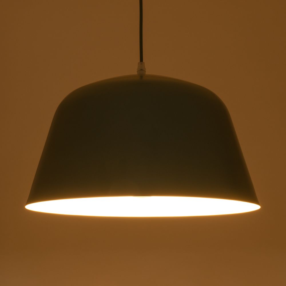 GLOBOSTAR® UPVALE 01285 Μοντέρνο Κρεμαστό Φωτιστικό Οροφής με Ντουί 1 x E27 AC 220-240V IP20 - Πράσινο & Λευκό - Μ40 x Π40 x Υ24cm