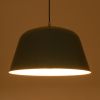 GLOBOSTAR® UPVALE 01285 Μοντέρνο Κρεμαστό Φωτιστικό Οροφής με Ντουί 1 x E27 AC 220-240V IP20 - Πράσινο & Λευκό - Μ40 x Π40 x Υ24cm