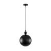 ΠΡΟΣΦΟΡΑ GloboStar® ROCKFORD 01287-B Μοντέρνο Κρεμαστό Φωτιστικό Οροφής Μονόφωτο 1 x E27 Μαύρο Μεταλλικό Καμπάνα Φ24 x Υ27cm