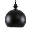 ΠΡΟΣΦΟΡΑ GloboStar® ROCKFORD 01287-B Μοντέρνο Κρεμαστό Φωτιστικό Οροφής Μονόφωτο 1 x E27 Μαύρο Μεταλλικό Καμπάνα Φ24 x Υ27cm
