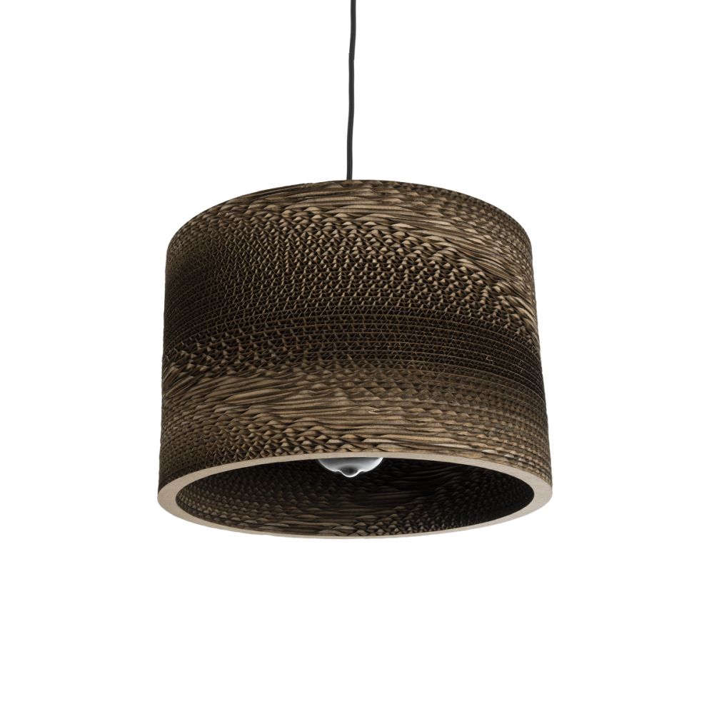 GLOBOSTAR® SANTORINI 01290 Boho Κρεμαστό Φωτιστικό Οροφής με Ντουί 1 x E27 AC 220-240V IP20 - Καφέ - Μ30 x Π30 x Y20cm