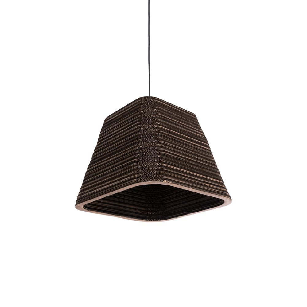GLOBOSTAR® SANTORINI 01295 Boho Κρεμαστό Φωτιστικό Οροφής με Ντουί 1 x E27 AC 220-240V IP20 - Καφέ - Μ38 x Π38 x Υ30cm
