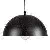 GLOBOSTAR® SOLANA 01301 Μοντέρνο Κρεμαστό Φωτιστικό Οροφής με Ντουί 1 x E27 AC 220-240V IP20 - Μαύρο & Χρυσό - Μ30 x Π30 x Υ15cm