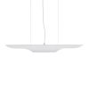 GLOBOSTAR® ESTERINA 01305 Μοντέρνο Κρεμαστό Φωτιστικό Οροφής με Ντουί 2 x E27 AC 220-240V IP20 - Λευκό & Χρυσό - Μ60 x Π6 x Υ6cm