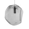 GLOBOSTAR® RINA 01307 Μοντέρνο Κρεμαστό Φωτιστικό Οροφής με Ντουί 1 x G9 AC 220-240V IP20 - Γκρι - Μ16 x Π16 x Υ17cm