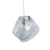 GLOBOSTAR® RINA 01307 Μοντέρνο Κρεμαστό Φωτιστικό Οροφής με Ντουί 1 x G9 AC 220-240V IP20 - Γκρι - Μ16 x Π16 x Υ17cm