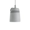 GLOBOSTAR® TRIBECA 01321 Μοντέρνο Κρεμαστό Φωτιστικό Οροφής με Ντουί 1 x E27 AC 220-240V IP20 - Γκρι - Μ20 x Π20 x Υ26cm