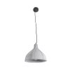 GLOBOSTAR® TRIBECA 01326 Μοντέρνο Κρεμαστό Φωτιστικό Οροφής με Ντουί 1 x E27 AC 220-240V IP20 - Γκρι - Μ30 x Π30 x Υ27cm