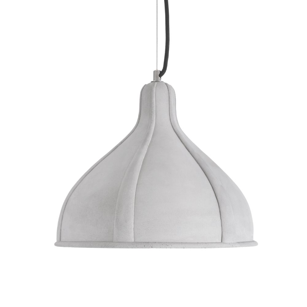 GLOBOSTAR® TRIBECA 01326 Μοντέρνο Κρεμαστό Φωτιστικό Οροφής με Ντουί 1 x E27 AC 220-240V IP20 - Γκρι - Μ30 x Π30 x Υ27cm