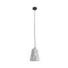 GLOBOSTAR® TRIBECA 01327 Μοντέρνο Κρεμαστό Φωτιστικό Οροφής με Ντουί 1 x E27 AC 220-240V IP20 - Γκρι - Μ18 x Π18 x Υ23cm