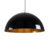 GLOBOSTAR® LUNE 01342 Μοντέρνο Κρεμαστό Φωτιστικό Οροφής με Ντουί 1 x E27 AC 220-240V IP20 - Μαύρο & Χρυσό - Μ60 x Π60 x Υ30cm