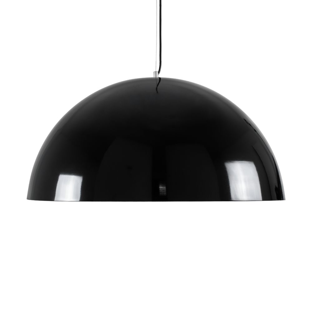 GLOBOSTAR® LUNE 01342 Μοντέρνο Κρεμαστό Φωτιστικό Οροφής με Ντουί 1 x E27 AC 220-240V IP20 - Μαύρο & Χρυσό - Μ60 x Π60 x Υ30cm