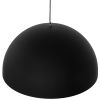 GLOBOSTAR® MEDEA 01344 Μοντέρνο Κρεμαστό Φωτιστικό Οροφής με Ντουί 1 x E27 AC 220-240V IP20 - Μαύρο & Χρυσό - Μ60 x Π60 x Υ30cm