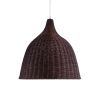 GLOBOSTAR® BAHAMAS 01368 Boho Κρεμαστό Φωτιστικό Οροφής με Ντουί 1 x E27 AC 220-240V IP20 - Καφέ - Μ45 x Π45 x Υ45cm