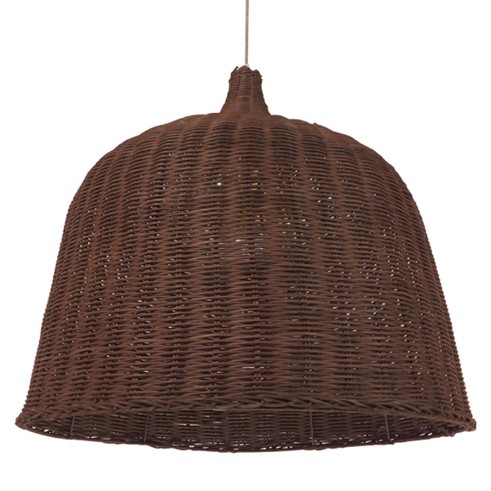 GLOBOSTAR® BAHAMAS 01369 Boho Κρεμαστό Φωτιστικό Οροφής με Ντουί 1 x E27 AC 220-240V IP20 - Καφέ - Μ60 x Π60 x Υ60cm