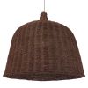GLOBOSTAR® BAHAMAS 01369 Boho Κρεμαστό Φωτιστικό Οροφής με Ντουί 1 x E27 AC 220-240V IP20 - Καφέ - Μ60 x Π60 x Υ60cm