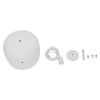 GLOBOSTAR® JASPER 01374 Μοντέρνο Κρεμαστό Φωτιστικό Οροφής με Ντουί 1 x E27 AC 220-240V IP20 - Λευκό - Μ25 x Π25 x Υ22cm