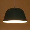 GLOBOSTAR® UPVALE 01286 Μοντέρνο Κρεμαστό Φωτιστικό Οροφής με Ντουί 1 x E27 AC 220-240V IP20 - Γαλάζιο & Λευκό - Μ40 x Π40 x Υ24cm