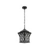 GLOBOSTAR® LINCOLN 01399 Vintage Κρεμαστό Φωτιστικό Οροφής με Ντουί 1 x E27 AC 220-240V IP20 - Καφέ & Διάφανο - Μ19 x Π19 x Υ20cm