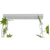 GLOBOSTAR® NEST 01403 Vintage Κρεμαστό Φωτιστικό Οροφής με Ντουί 4 x E27 AC 220-240V IP20 - Λευκό & Πράσινο - Μ103 x Π34 x Υ36.5cm