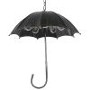 GLOBOSTAR® UMBRELLA 01407 Vintage Κρεμαστό Φωτιστικό Οροφής με Ντουί 5 x E27 AC 220-240V IP20 - Ασημί - Μ60 x Π60 x Y65cm