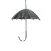 GLOBOSTAR® UMBRELLA 01407 Vintage Κρεμαστό Φωτιστικό Οροφής με Ντουί 5 x E27 AC 220-240V IP20 - Ασημί - Μ60 x Π60 x Y65cm
