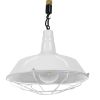 GLOBOSTAR® PUPPET 01412 Vintage Κρεμαστό Φωτιστικό Οροφής με Ντουί 1 x E27 AC 220-240V IP20 - Λευκό & Μπεζ - Μ36 x Π36 x Y31cm