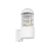 GLOBOSTAR® NEWI 01418 Μοντέρνο Φωτιστικό Τοίχου - Απλίκα με Ντουί 1 x E27 AC 220-240V IP20 - Λευκό - Μ11 x Π17 x Υ25cm