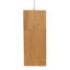 GLOBOSTAR® ELISE 01428 Μοντέρνο Κρεμαστό Φωτιστικό Οροφής με Ντουί 1 x E27 AC 220-240V IP20 - Μπεζ & Λευκό - Μ8 x Π8 x Υ23cm