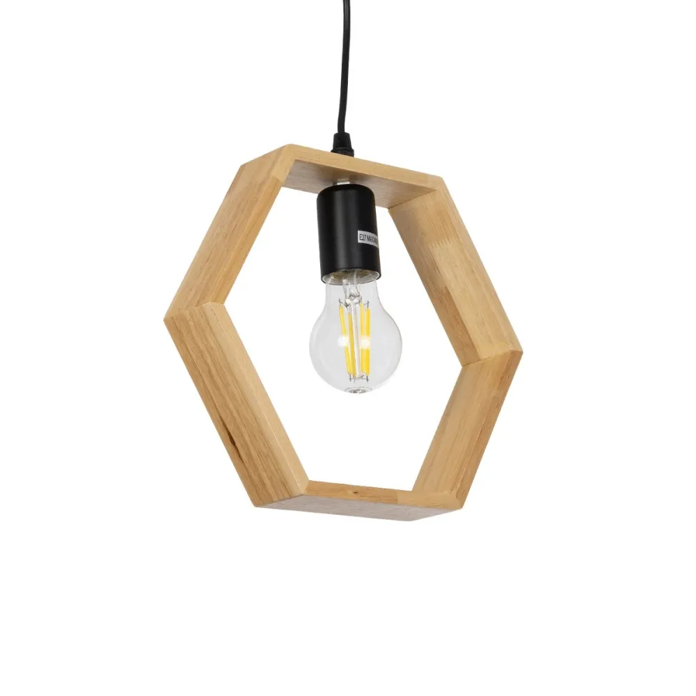 GLOBOSTAR® ELISE 01429 Μοντέρνο Κρεμαστό Φωτιστικό Οροφής με Ντουί 1 x E27 AC 220-240V IP20 - Μπεζ & Μαύρο - Μ26 x Π8 x Υ25cm