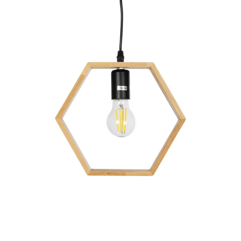 GLOBOSTAR® ELISE 01429 Μοντέρνο Κρεμαστό Φωτιστικό Οροφής με Ντουί 1 x E27 AC 220-240V IP20 - Μπεζ & Μαύρο - Μ26 x Π8 x Υ25cm