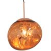 GLOBOSTAR® DIXAR 01465 Μοντέρνο Κρεμαστό Φωτιστικό Οροφής με Ντουί 1 x E27 AC 220-240V IP20 - Χάλκινο - Μ36 x Π36 x Υ45cm