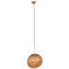 GLOBOSTAR® DIXAR 01465 Μοντέρνο Κρεμαστό Φωτιστικό Οροφής με Ντουί 1 x E27 AC 220-240V IP20 - Χάλκινο - Μ36 x Π36 x Υ45cm