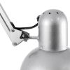 GLOBOSTAR® AUDREY 01469 Vintage Επιδαπέδιο Φωτιστικό με Ντουί 1 x E27 AC 220-240V IP20 - Ασημί - Μ15 x Π15 x Υ190cm