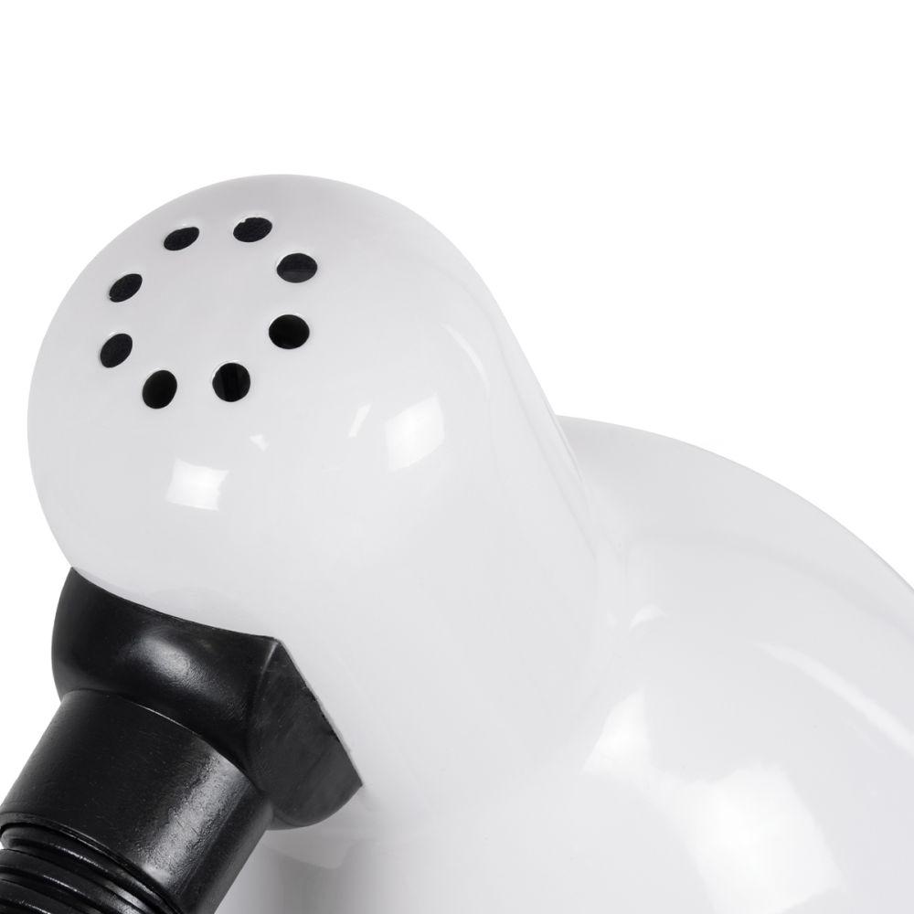 GLOBOSTAR® STUDENT 01531 Μοντέρνο Επιτραπέζιο Φωτιστικό Πορτατίφ με Ντουί 1 x E27 AC 220-240V IP20 - Λευκό & Μαύρο - Μ12 x Π12 x Υ32cm